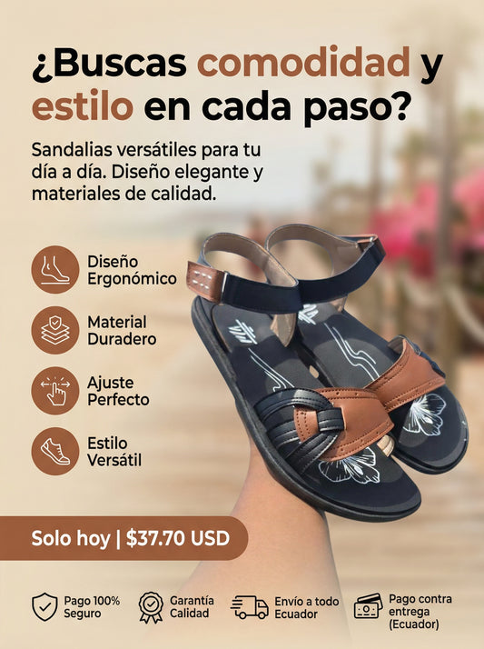 Aurora Comfort™ – Sandalias Ortopédicas con Estilo y Comodidad Diaria